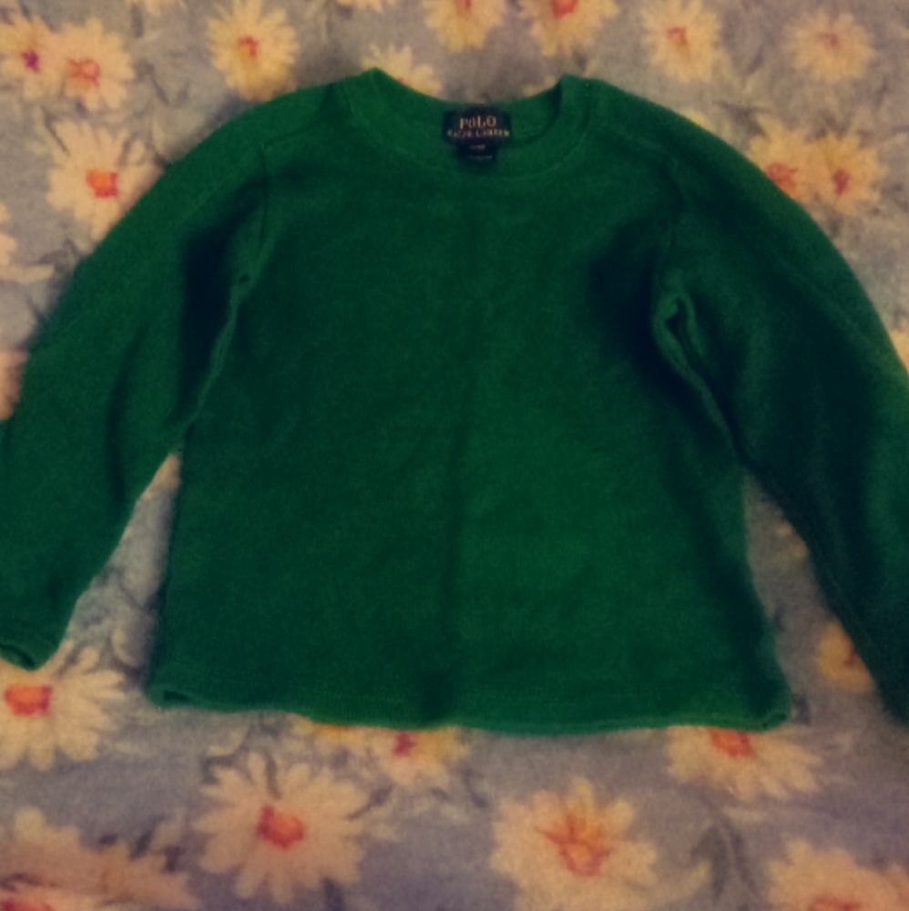 children green polo shirt